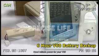 Respironics V60 Ventilator Battery 6 Hour Runtime