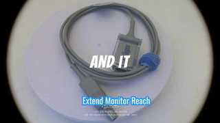 Drager SpO2 Cable Vista 120 Extension 2m