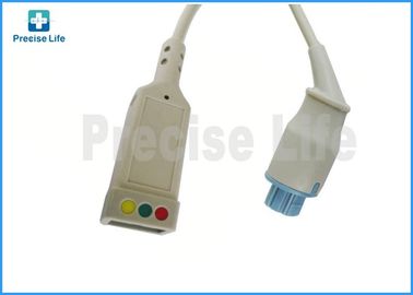 Datex-Ohmeda 545307 ECG trunk cable 3 leads Round 10 pin AHA/IEC color code