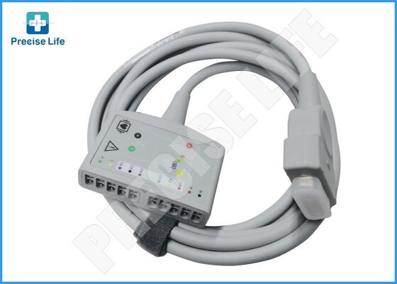 GE 2104722-001 ECG trunk cable 10 lead IEC color code GE 22341808 ECG trunk cable