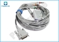 One Piece Type Schiller ECG Cable 10 Lead With Banana 4.0 Plug TPU Cable