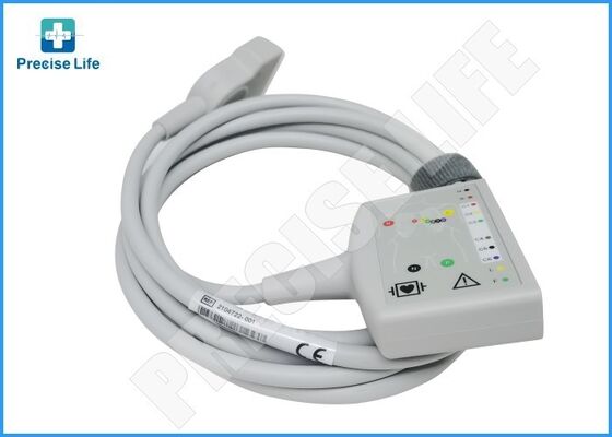 GE 2104722-001 ECG trunk cable 10 lead IEC color code GE 22341808 ECG trunk cable